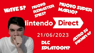 Il NINTENDO DIRECT 21/06/23: Nuovi GIOCHI di MARIO? - LIVE REACTION ITA