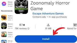 How To Download Zoonomaly Game In Android Mobile||Zoonomaly Game Available In Playstore||2024