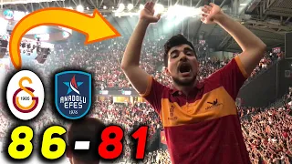 SON ZAMANLARIN EN İYİ ATMOSFERİ ! | Galatasaray Nef 86 - 81 Anadolu Efes (Basketbol Salon Vlog)