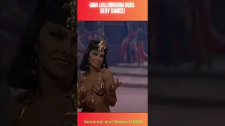 Beautiful Gina Lollobrigida does sexy dance (from Solomon and Sheba-1959 by King Vidor) #shorts