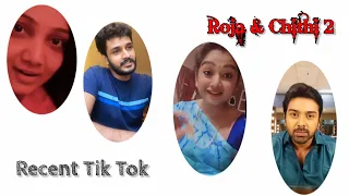 Roja & Chithi 2 Serial Reels | Serial Actors Recent Tik Tok | Priyanka Sibbu | Preethi Nandan