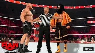 FULL MATCH - Veer Mahaan vs Brock Lesnar - WWE RAW 2024