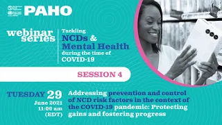 Tackling NCDs & Mental Health during the time of COVID-19