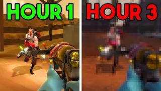 Speedrunning TF2 But Every 15 Minutes My Resolution Decreases