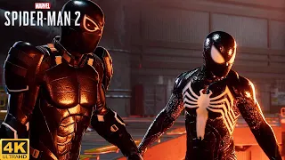 Spider-Man and Agent Venom Save Tombstone with The Black Suit-Marvel Spider-Man 2 4K 60FPS