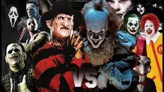 PAYASOS ASESINOS VS SLASHERS ll BATALLA DE RAP ll AdriRoSan ft. Varios