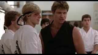 Daniel And Mr. Miyagi Visit Cobra Kai Dojo (The Karate Kid 1984)