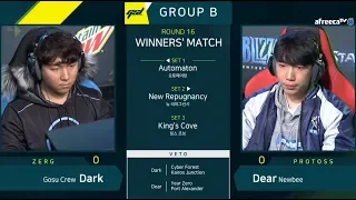 [2019 GSL S1] Ro.16 Group B Match3 Dark vs Dear