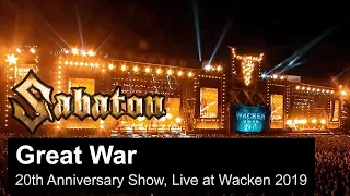 SABATON - Great War (Live from the 20th Anniversary Show at Wacken 2019) - Aussie Metalhead Reaction