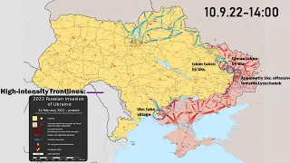 Every day of the Russian Invasion of Ukraine- Detailed last week (10.9)- Ukrainian Kharkiv offensive