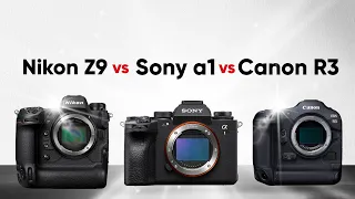 Canon EOS R3 vs Nikon Z9 vs Sony A1 - Race of Flagship Mirrorless