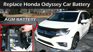 Replace Honda Odyssey Car Battery AGM | 2018 - 2024