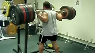 706 pound Real RAW Squat /  320 Kg