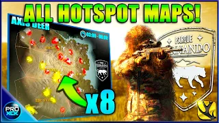 ALL 8 HOTSPOT MAPS!! | Parque Fernando Guide 2024 - theHunter Call of the Wild