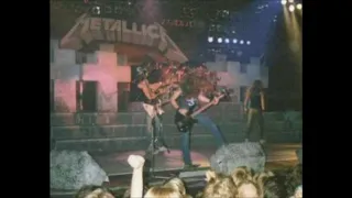 Metallica - Cliff Burton at Lund, Sweden 09-24-86