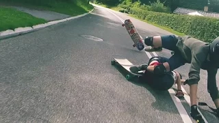 Longboarding: Going fast down Auderødvej (ROAD RASH)