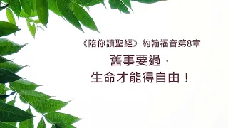 約翰福音8章/陪你讀聖經《舊事要過，生命才能得自由！》