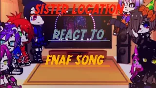 Sister location react to dancing down below  remix//song by APAngrypiggy//500 subscribe special