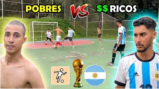 RICH vs POOR IN THE WORLD CUP GAME 5 x 5 ‹ Rikinho ›
