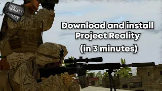 How to download/install Project Reality - in 3 minutes