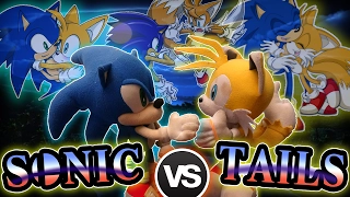 ABM: Sonic Vs Tails!! SUPER SMASH BROS BATTLE!! HD