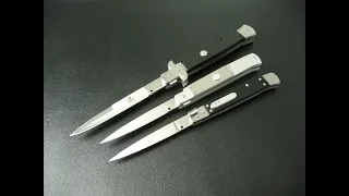 3 Custom Built Stiletto Switchblades