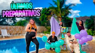 ÚLTIMOS PREPAROS PARA O NOSSO CHÁ REVELAÇÃO | DIÁRIO DE GRAVIDEZ | EP.27