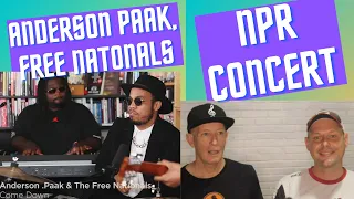 Anderson Paak, NPR mini concert co-reaction. Devon loves it, I liked it.