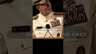 Little Things In Life Matter ADMIRAL MCRAVEN #short #mydailymotivation