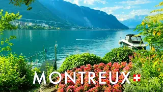 Montreux, Switzerland 4K - The beautiful Swiss town famous for the Montreux Jazz Festival