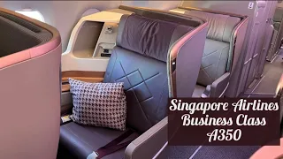 Singapore Airlines Business Class A350 - SIN to FRA