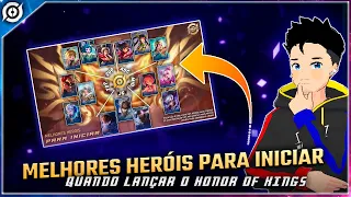 MELHORES HERÓIS PARA COMEÇAR QUANDO LANÇAR O HONOR OF KINGS! - WASTERVERSO