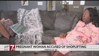 Pregnant woman accused of shoplifting