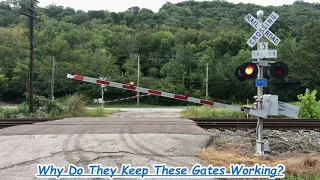 Abandoned Railroad Crossing Still Working!  Why? 3 Track Crossing To Nowhere, CSX & CIND, Cincinnati