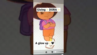 Giving ✨DORA✨ a glow up🖤( *did I ruin her?!😨🥴)
