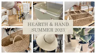HEARTH & HAND SUMMER SHOP WITH ME, HOME DECOR HAUL + DECORATING FOR SUMMER 2023