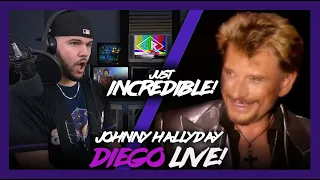 First Time Reaction Johnny Hallyday DIEGO LIVE! (GIGANTIC!) | Dereck Reacts