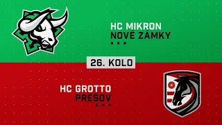 26.kolo HC Nové Zámky - HC Grotto Prešov HIGHLIGHTS