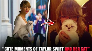 Cute and Funny Moments of Taylor Swift and Her Cat!