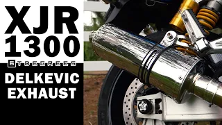 XJR1300 Delkevic Exhaust: Start up / ride by / onboard sound