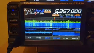 FT-710 on 60m in VFO mode