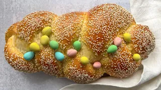 You wont believe how easy and fluffy this Easter sweet bread is 🤯 #shorts