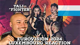 🇱🇺EUROVISION 2024 LUXEMBOURG REACTION | Tali “Fighter” 🇱🇺