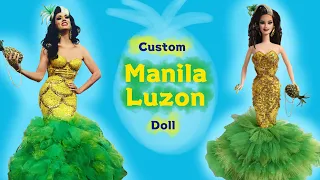 Custom Manila Luzon Doll [ RUPAUL'S DRAG RACE ] Pineapple dress