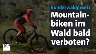 Bundeswaldgesetz: Geleakter Entwurf lässt Mountainbiker bangen | Abendschau | BR24