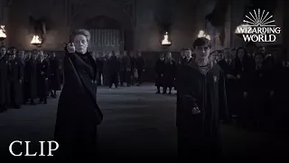 Wizard Duel: Minerva McGonagall vs Severus Snape | Harry Potter and the Deathly Hallows Pt. 2