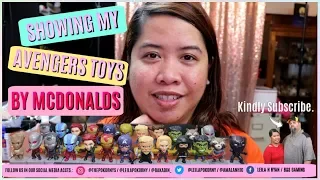 2019 AVENGERS ENDGAME MCDONALD'S HAPPY MEAL TOYS FULL SET OF 24 + AMAZON GC GIVEAWAY | The Pokornys