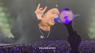 12012021 - FINAL MENT AND ARMY BOMB WAVE  FANCAM- BTS LA CONCERT 2021 | KKandCamTV