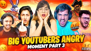 Big Youtubers Angry Moment #part3  || Garena Free Fire || Bindass Laila