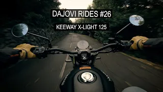 Dajovi Rides #26 | Keeway X-Light 125 [RAW Onboard]